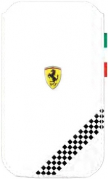 Чехол для iPhone 4/4S Ferrari Scuderia Formula 1 Medium White (FEFOSLMW)